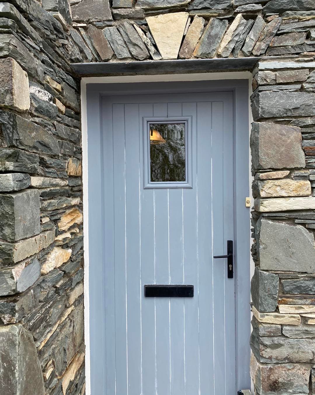 Main Door Refinishing - Before