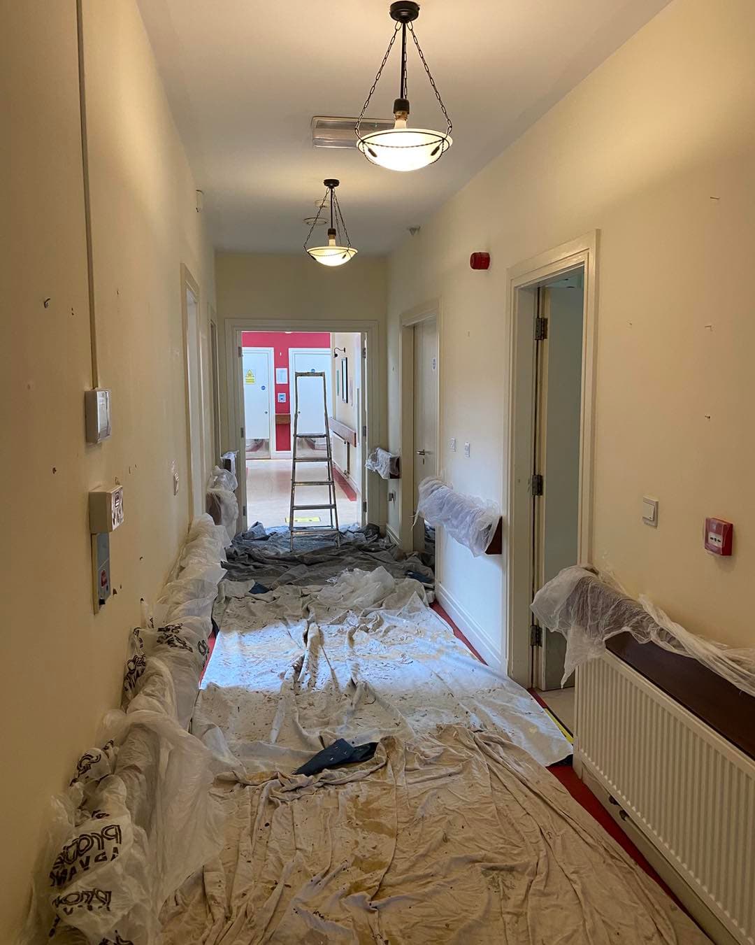 Painting of a Hallway