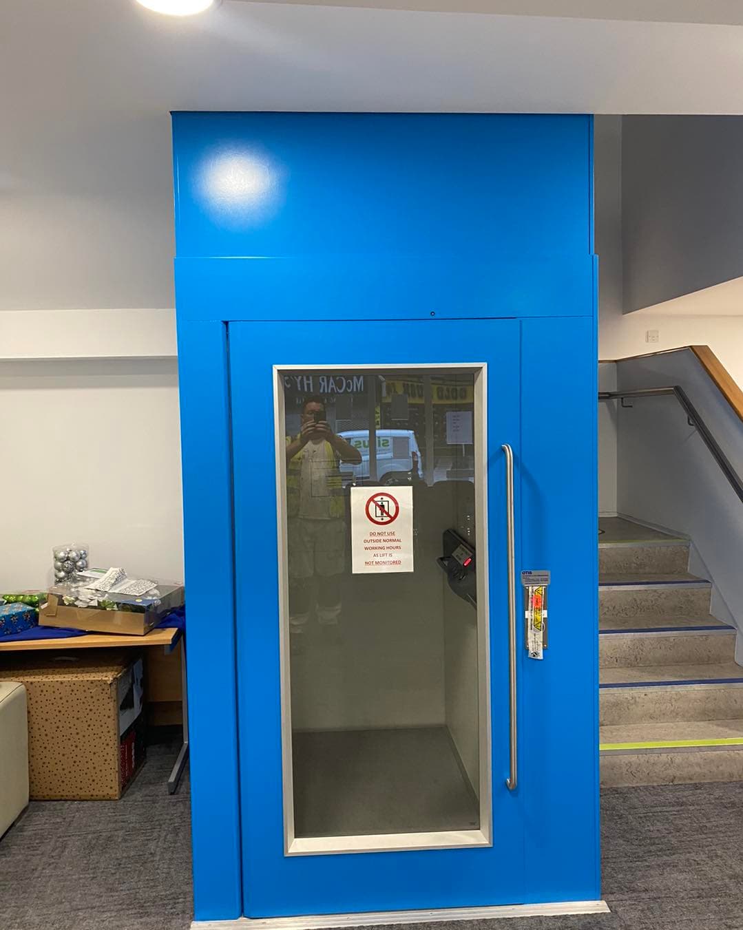 Painting of a Elevator - After