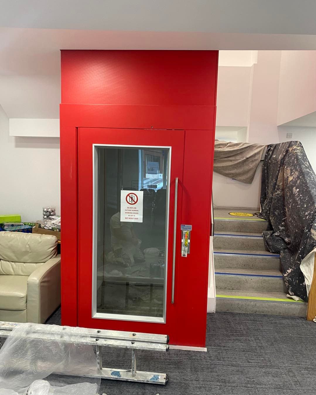 Painting of a Elevator